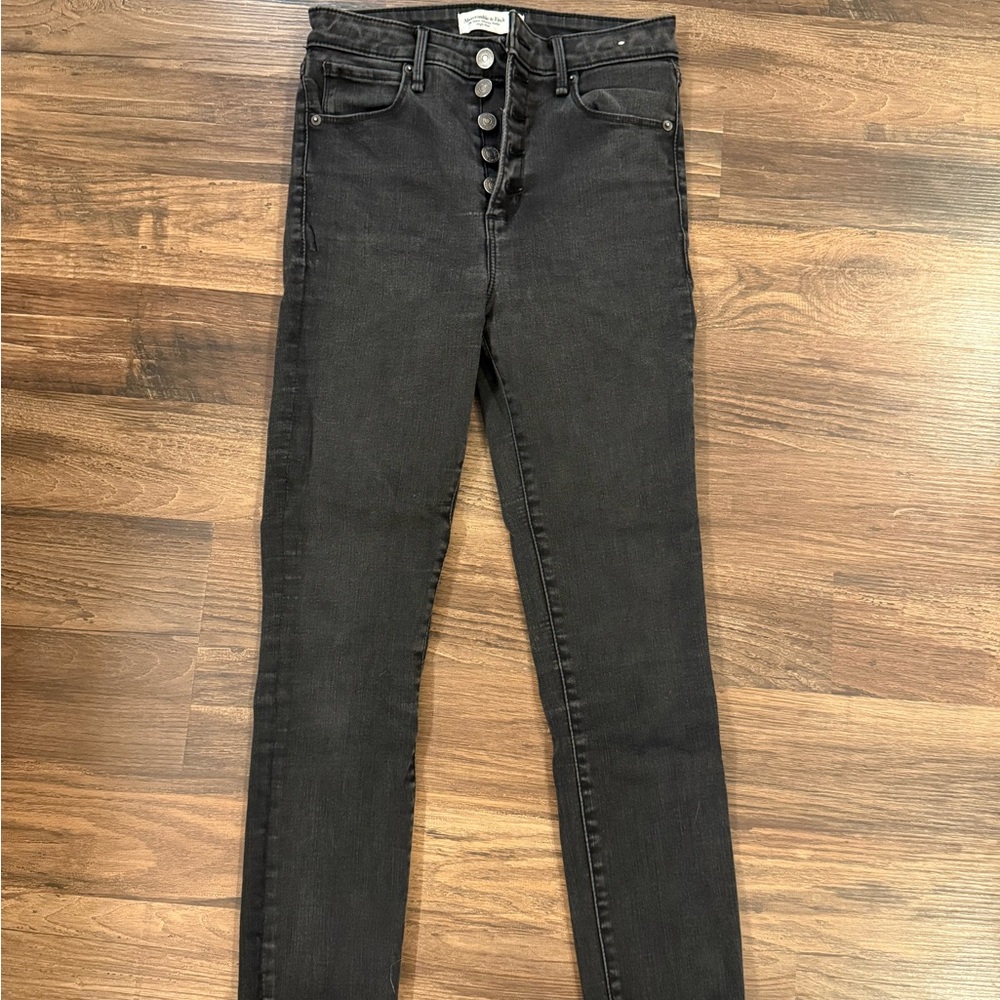 Abercrombie Super Skinny Ankle High Rise Jeans